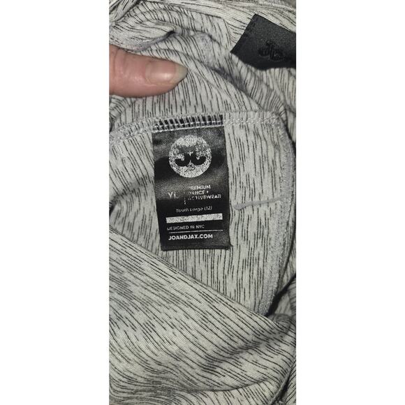 Jo+Jax Youth Large Tie Stretchy Jumpsuit Grey Dancewear Athleisure Tween - Picture 10 of 12